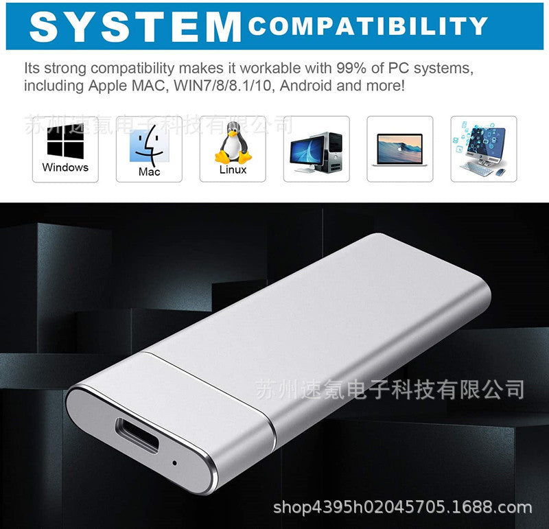 Cross-Border Export Ssd Mobile Solid State Drive 16Tb 8Tb 4Tb 2Tb1Tb Same Day Delivery