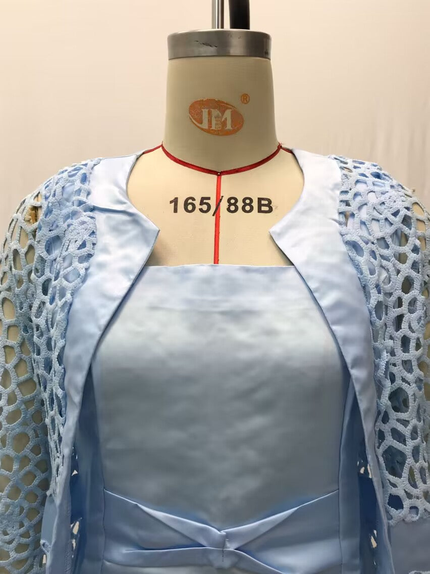2025 Spot New Women's Color Lace Cardigan Dress Two-Piece Outwear Amazon Wish Export