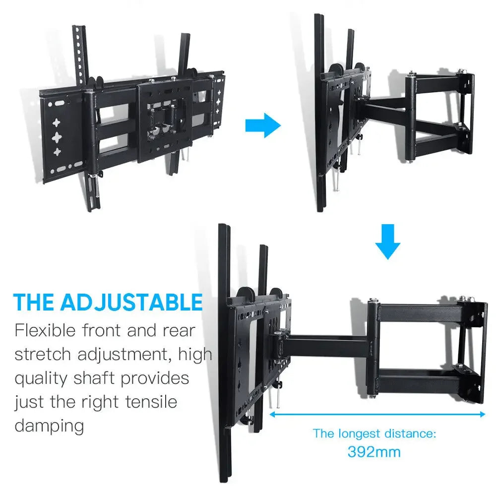 TV Wall Mount Adjustable TV Mount Bracket for 32-70 Inch Screen TV ,Floating TV Stand Swivel Tilt Horizontal TV Bracket