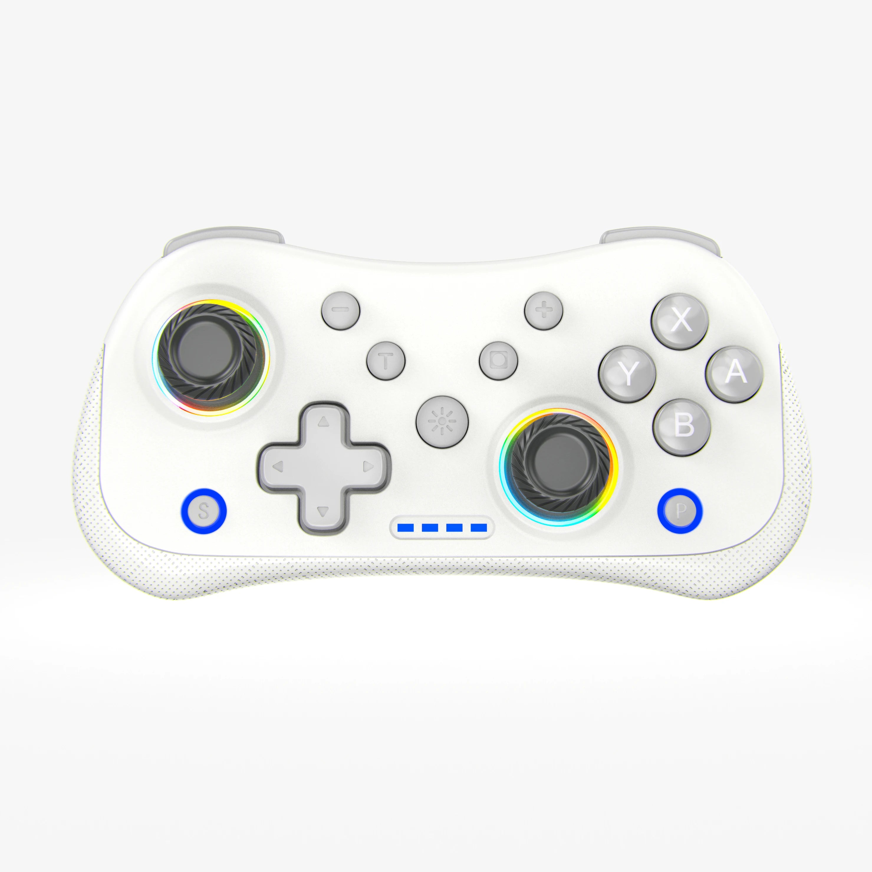 Multi-Functional Wireless Game MINI Gamepad for Switch with RGB Lights and Hall Rocker,Support Burst Function