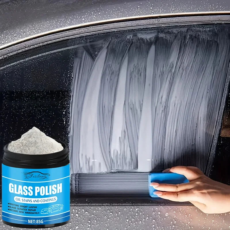 Glass Polishing Powder for Home and Automot, Repair, No Scratches, Improves Glass Clarity, High Quality, 85g