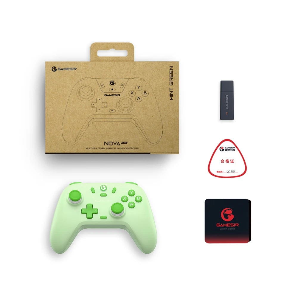 GameSir Nova Lite Wireless Gamepad, Game Controller for Switch, Android, iOS, PC and Steam Games Hall Effect PC Joysticks