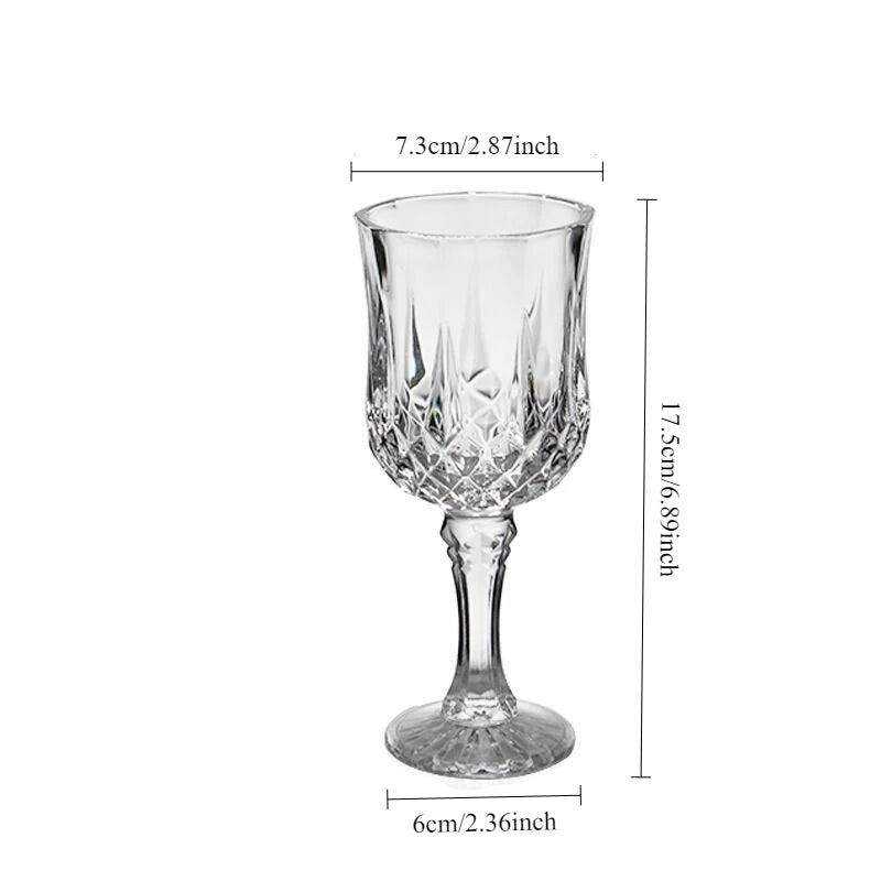 Foreign Wine Glass Wine Utensils Diamond Crystal Glass Tall Wine Glass Wine Glass Glass Water Glass Cocktail Glass Beer Glass