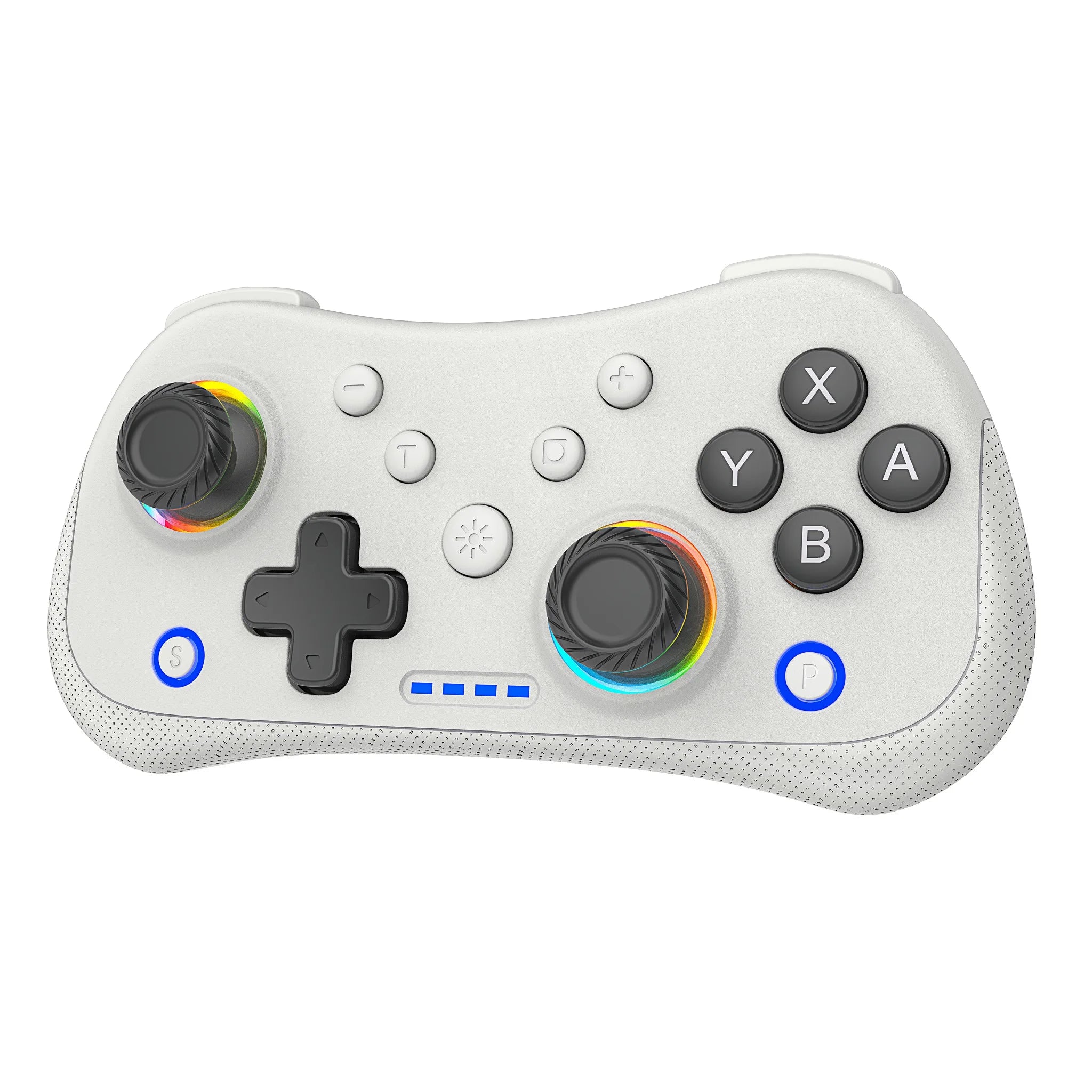 Multi-Functional Wireless Game MINI Gamepad for Switch with RGB Lights and Hall Rocker,Support Burst Function