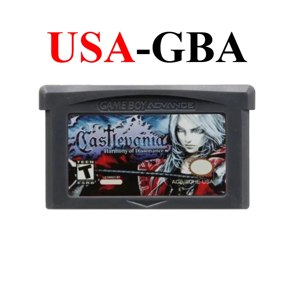 USA/EUR GBA Game Cartridge 32-Bit Video Game Console Card Grand Theft Auto Advance GBA Game 32-Bit Video Game English version