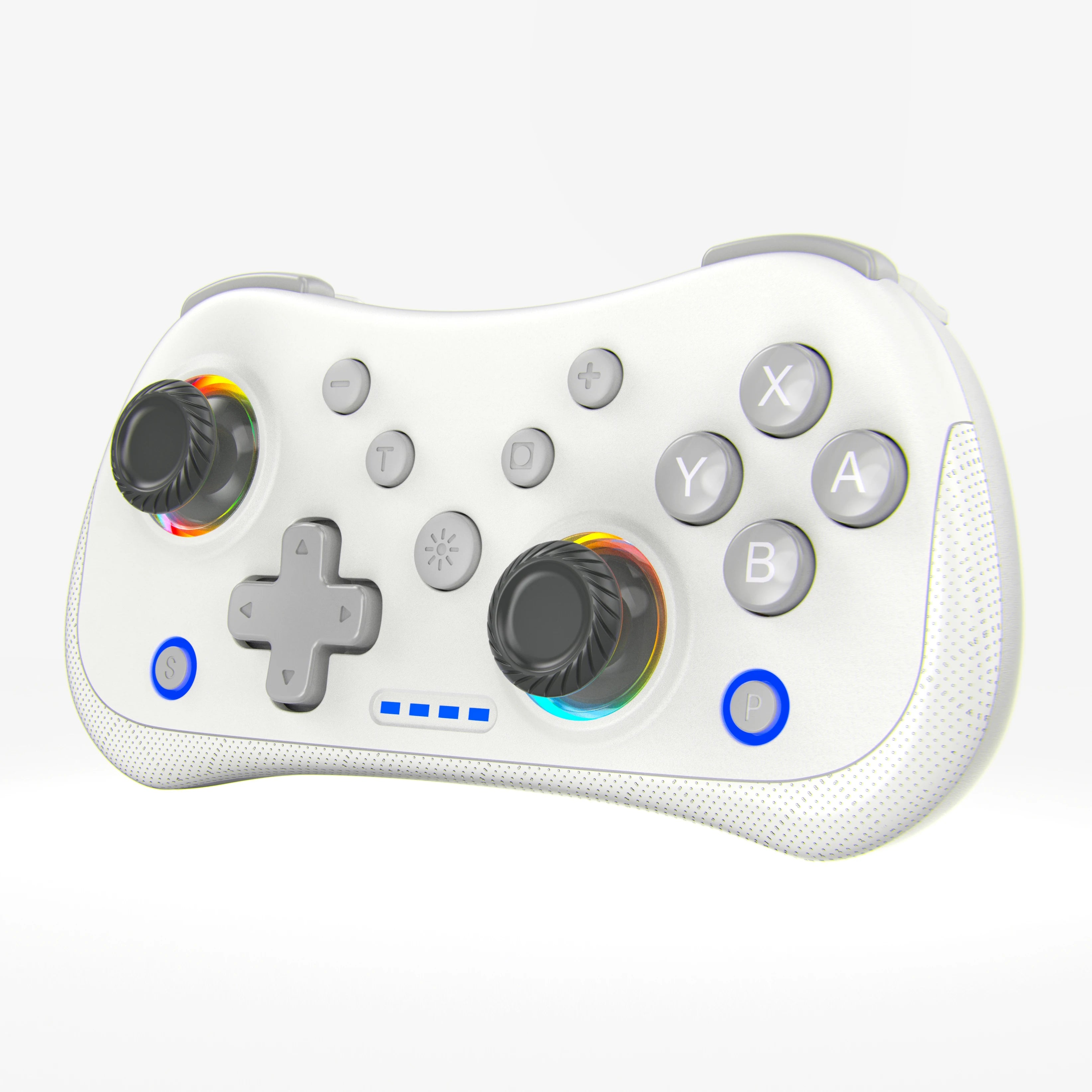 Multi-Functional Wireless Game MINI Gamepad for Switch with RGB Lights and Hall Rocker,Support Burst Function