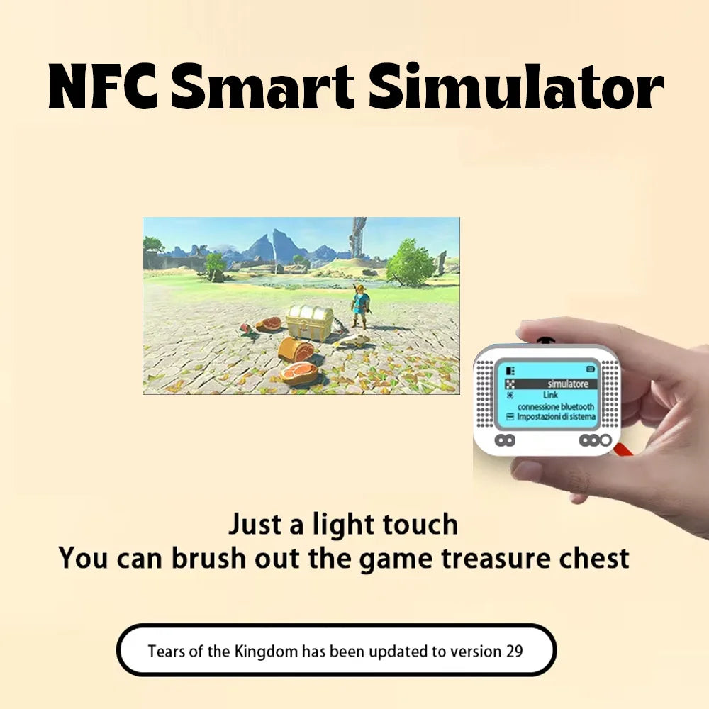 New Chargeable Intelligent Simulator NFC Emulator Universal Writer for Switch2/Switch WiiU 3DS Game Accessories