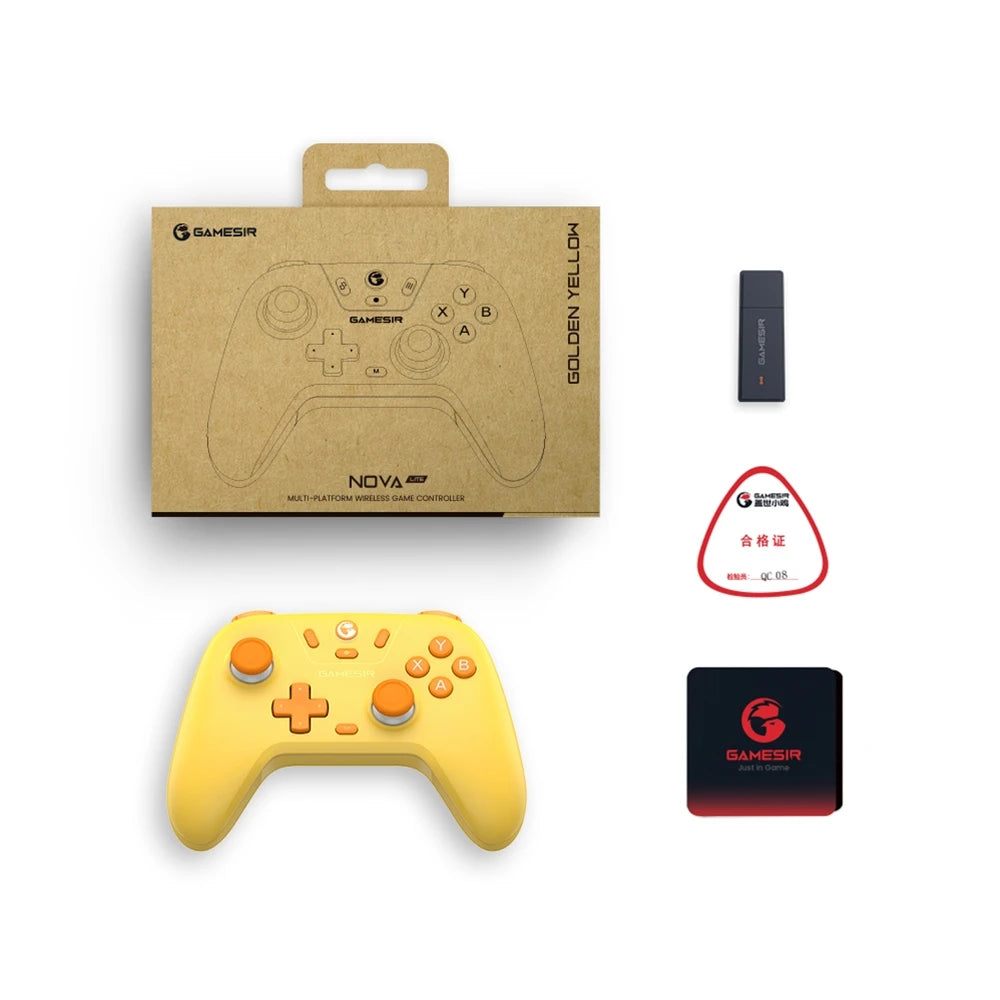 GameSir Nova Lite Wireless Gamepad, Game Controller for Switch, Android, iOS, PC and Steam Games Hall Effect PC Joysticks