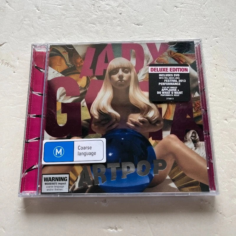 Pop L - Lady Gaga's "ARTPOP" CD + DVD Deluxe Edition, Featuring The Complete Concert From A Famous Music Festival in 2013