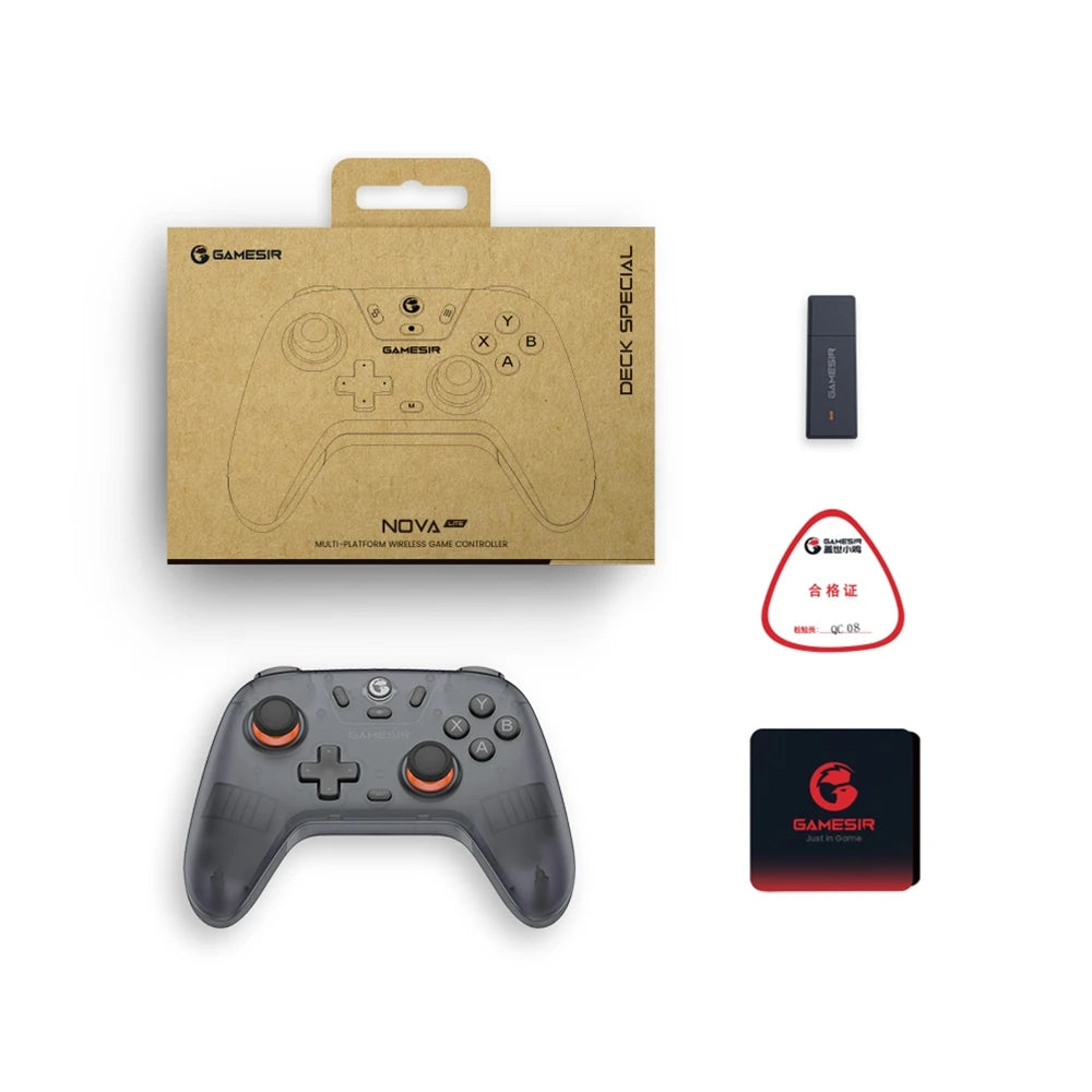 GameSir Nova Lite Wireless Gamepad, Game Controller for Switch, Android, iOS, PC and Steam Games Hall Effect PC Joysticks