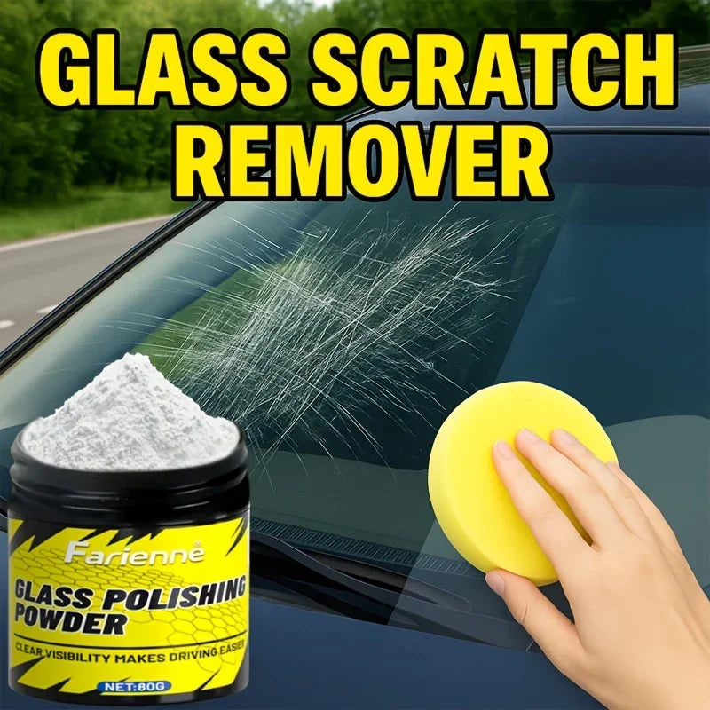 Glass Scratch Removal Polishing Powder, Suitable For Windows, Car Windshields, Etc., Restoring Clarity And Removing Minor Scratc