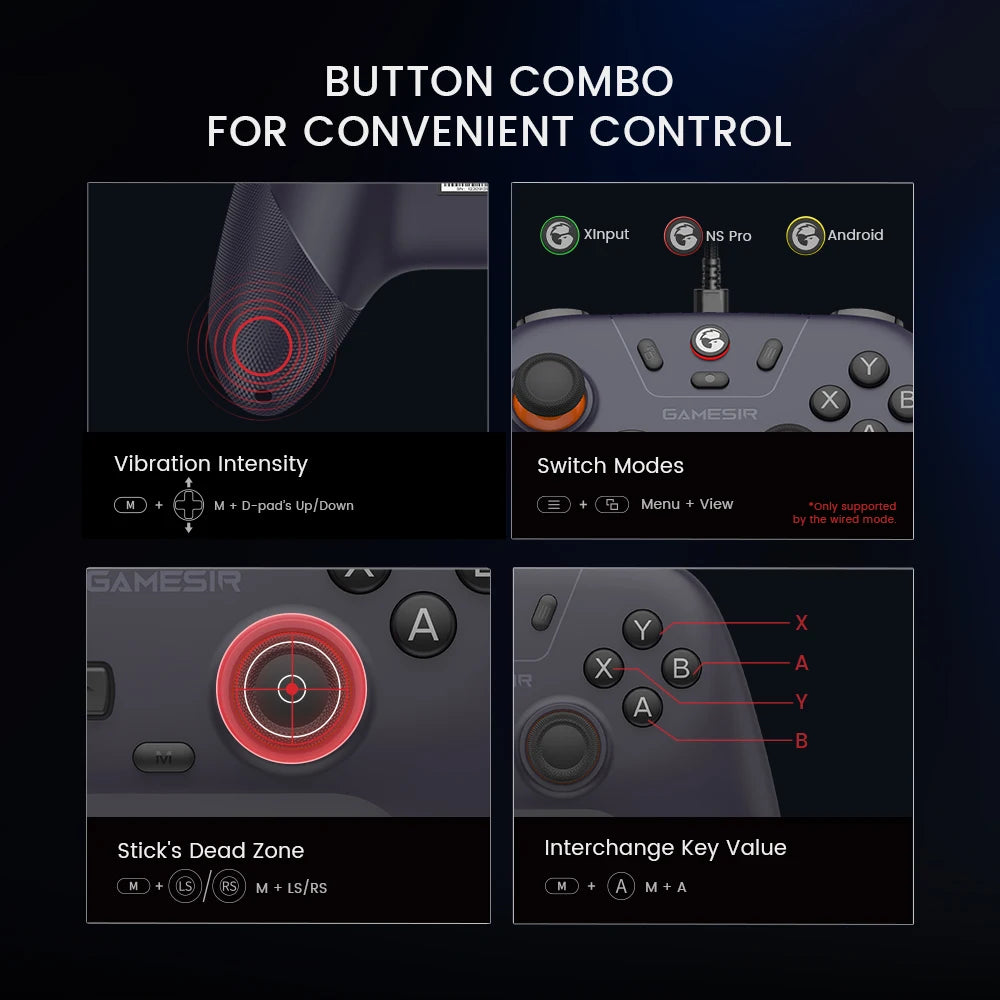 GameSir Nova Lite Wireless Gamepad, Game Controller for Switch, Android, iOS, PC and Steam Games Hall Effect PC Joysticks