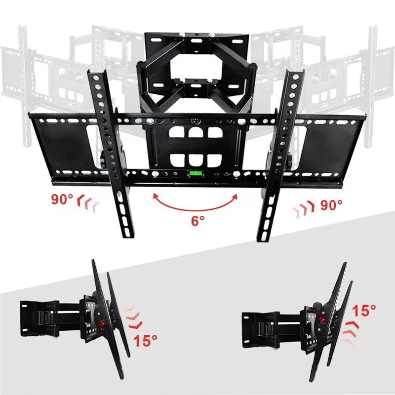 TV Wall Mount Adjustable TV Mount Bracket for 32-70 Inch Screen TV ,Floating TV Stand Swivel Tilt Horizontal TV Bracket