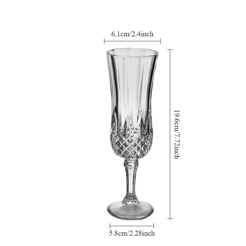 Foreign Wine Glass Wine Utensils Diamond Crystal Glass Tall Wine Glass Wine Glass Glass Water Glass Cocktail Glass Beer Glass