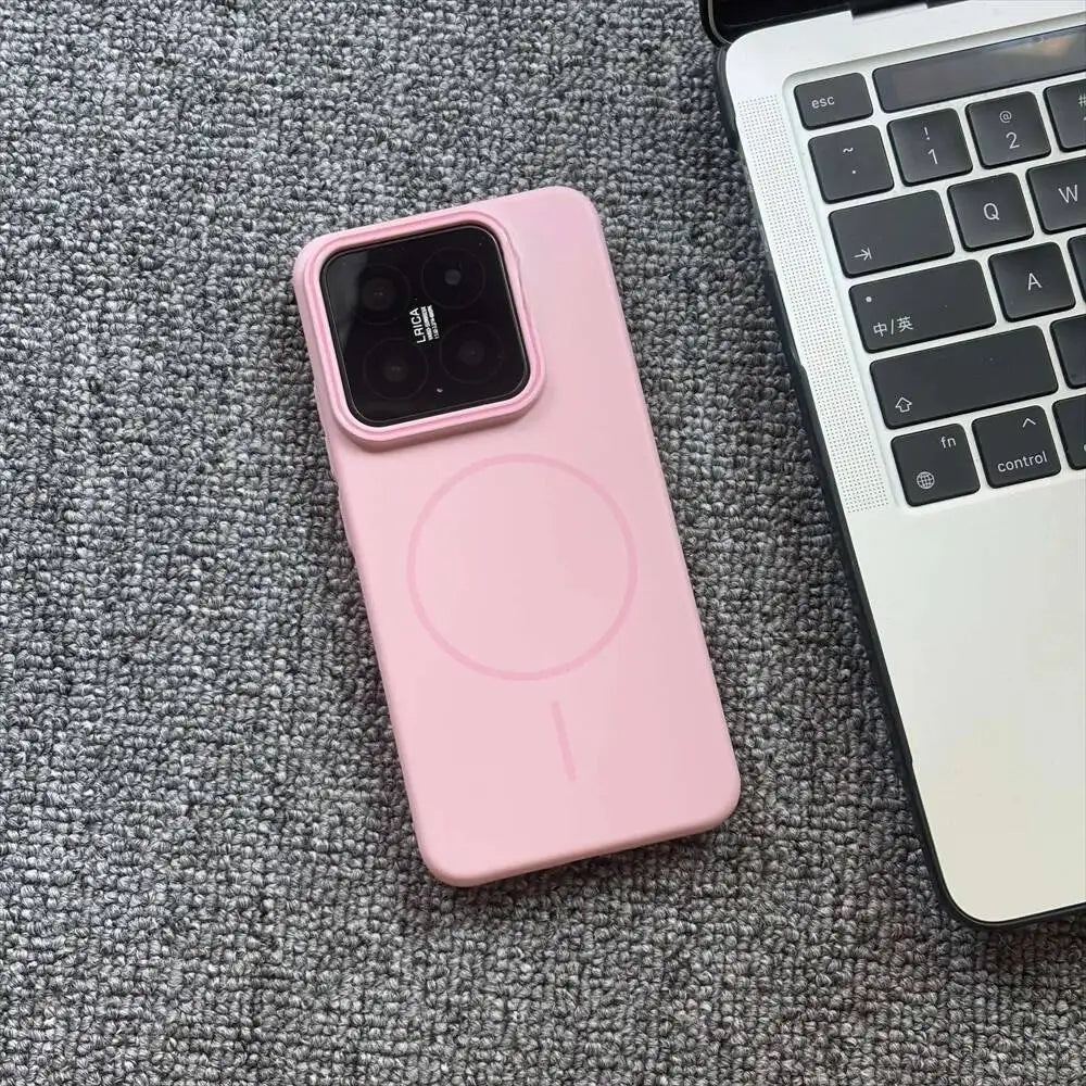 For Xiaomi Mi 15T Pro Case Hard PC Slim Magnetic Wireless charging Protective Back Cover For Xiaomi 17 14 14T Pro max 15 ultra