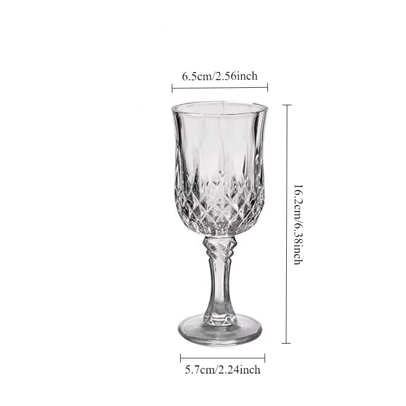 Foreign Wine Glass Wine Utensils Diamond Crystal Glass Tall Wine Glass Wine Glass Glass Water Glass Cocktail Glass Beer Glass