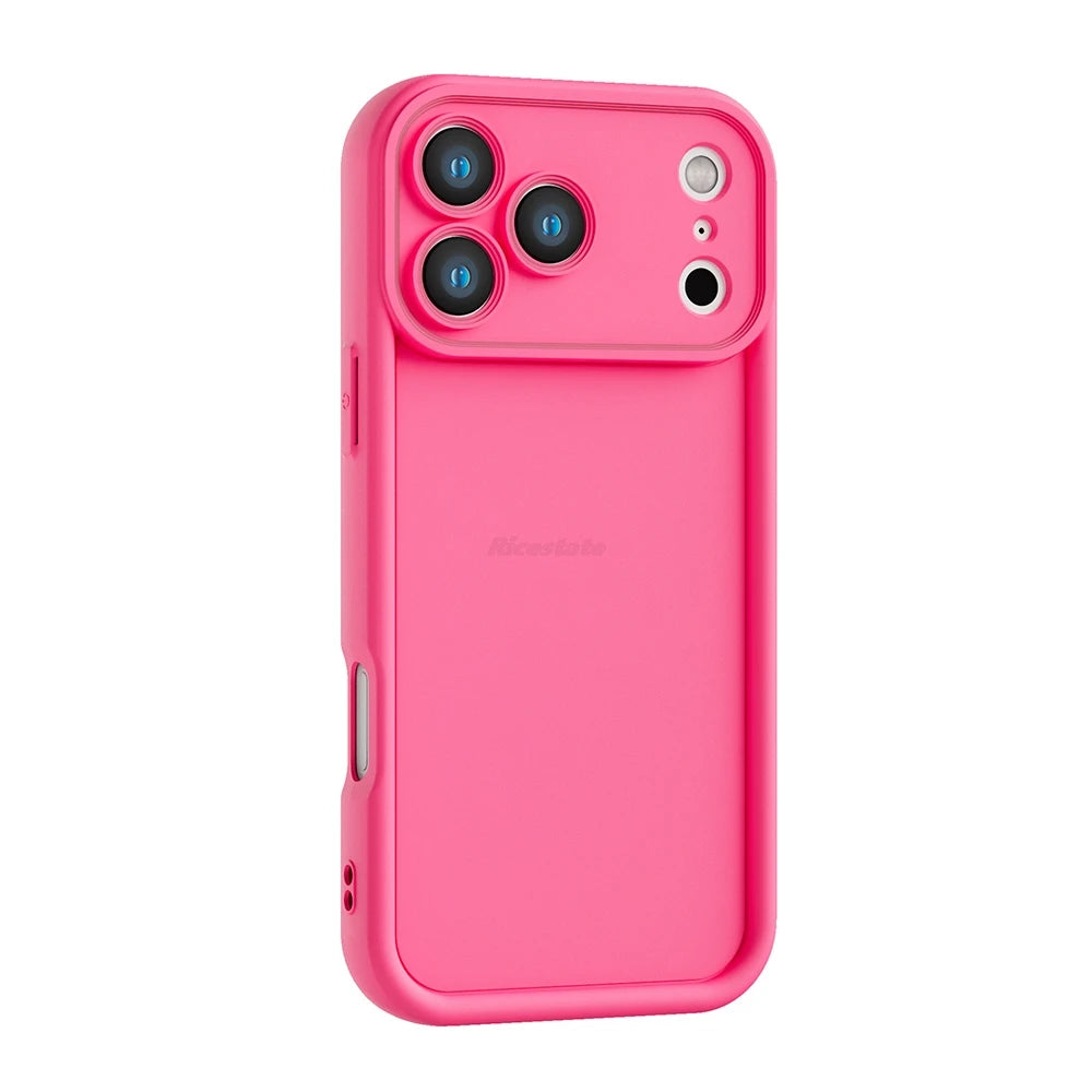 Plain For iPhone 17 Pro Max Case 17Pro Cover Shockproof Matte Texture Drop-Resistant Case For iPhone17 Air