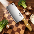 Kitchen knife,Stainless steel Wooden handle Kitchen Knives, Multi-functional Slicing knife Chef Meat Knife Kitchen Cooking tools
