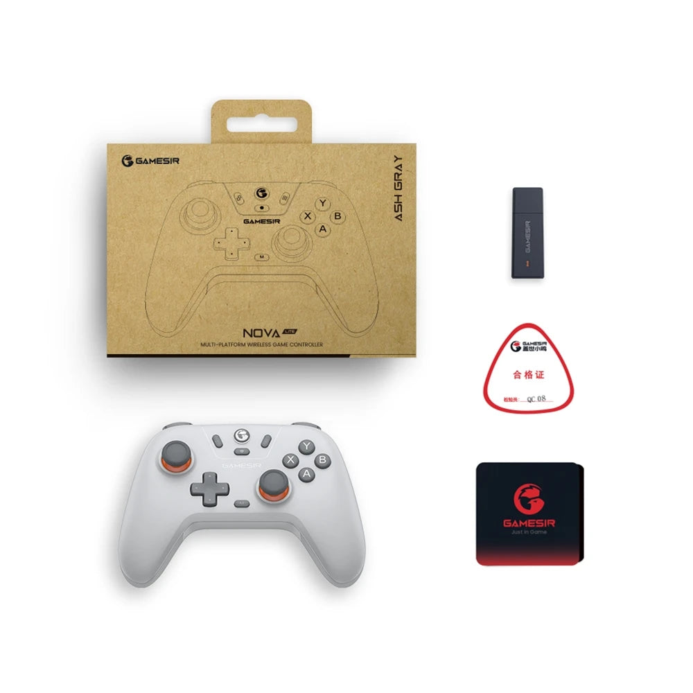 GameSir Nova Lite Wireless Gamepad, Game Controller for Switch, Android, iOS, PC and Steam Games Hall Effect PC Joysticks