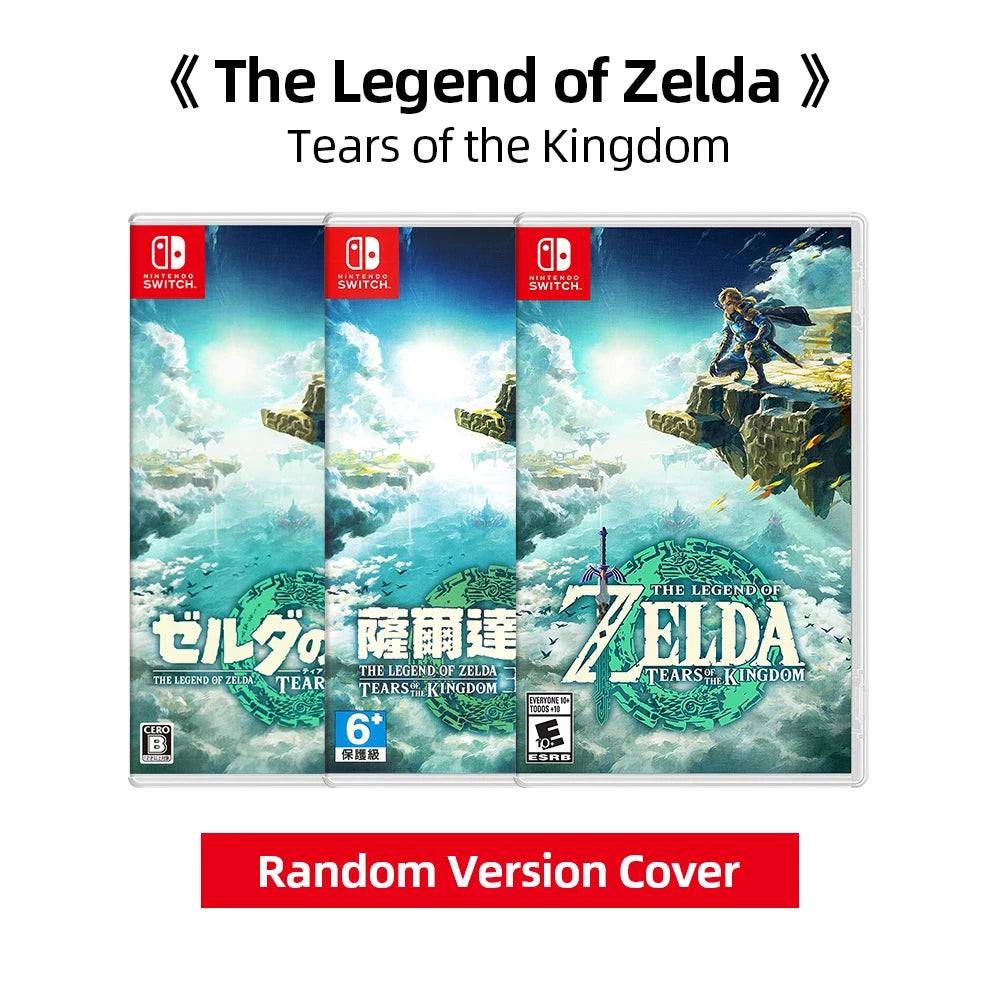 The Legend of Zelda: Tears of the Kingdom Physical for Nintendo Switch Games Card  Support TV Tabletop Palm Game Mode Games Deal