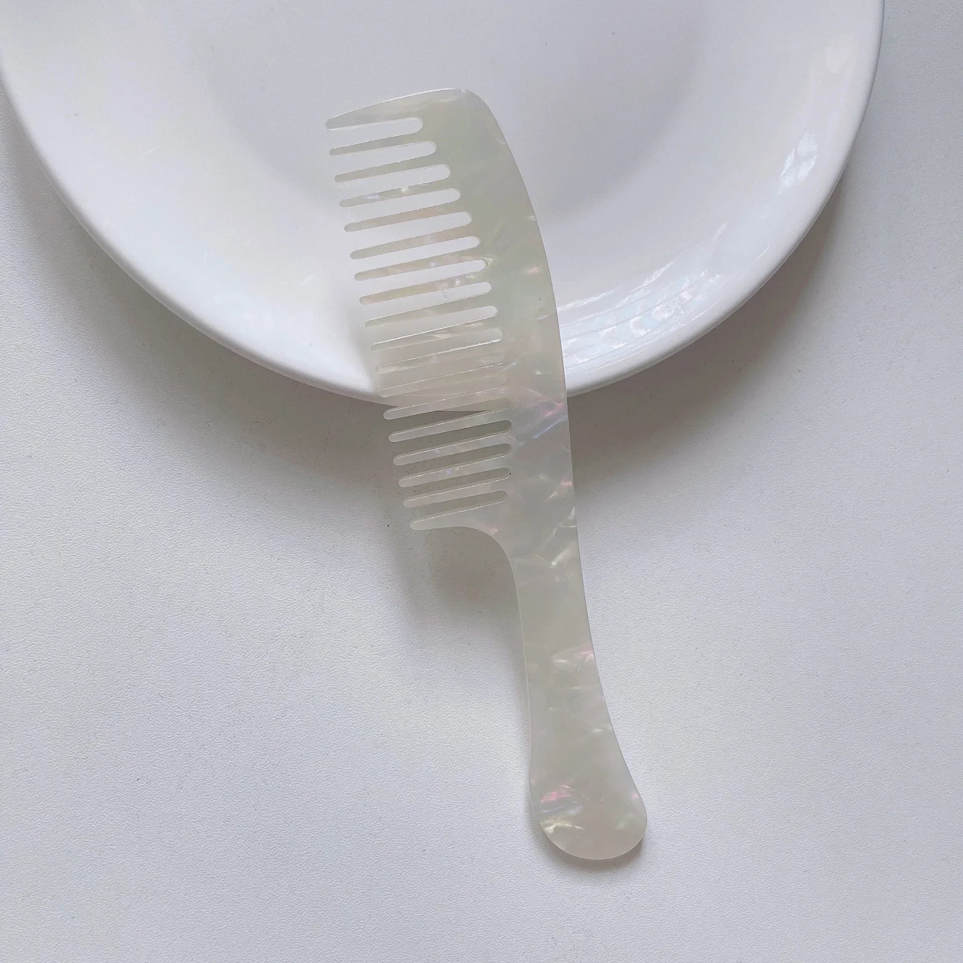 Acetate Hair Combs Wide Teeth Anti-static Massage Hair Brush Hairdressing Colorful Hairdress Traveling Accessories Salon Styling