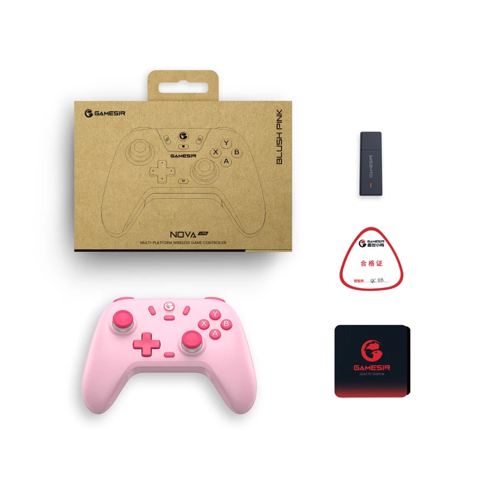 GameSir Nova Lite Wireless Gamepad, Game Controller for Switch, Android, iOS, PC and Steam Games Hall Effect PC Joysticks