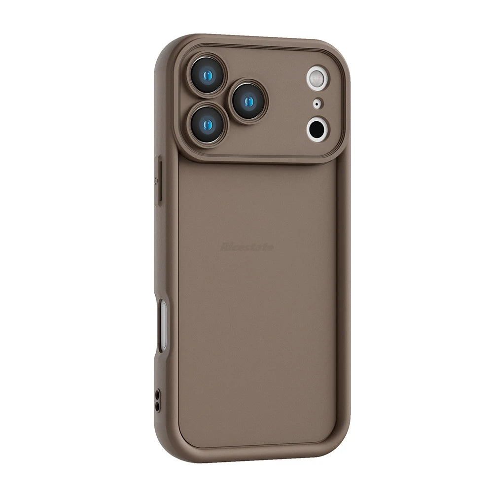 Plain For iPhone 17 Pro Max Case 17Pro Cover Shockproof Matte Texture Drop-Resistant Case For iPhone17 Air