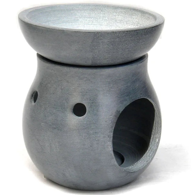 Brûleur d'huiles pierre à savon Art déco