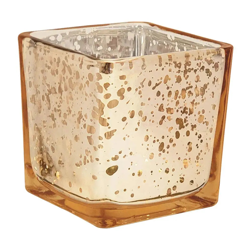 Speckled Marsala Mercury Glass Votive Tealight Candle Holders for Christmas Easter Weddings Parties Home Decor-Eco-Friendly